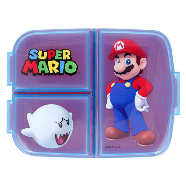 Caixa 3 Divisórias Super Mario