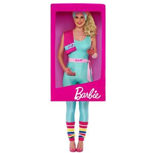 Caixa 3D Barbie Rosa, Adulto