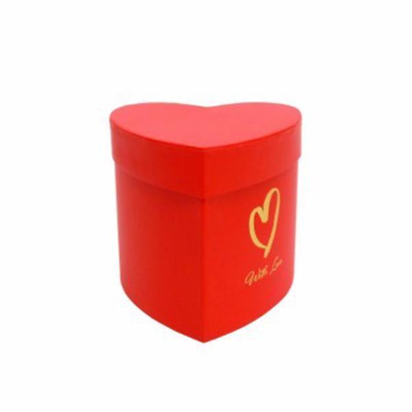 Caixa Coração Vermelha With Love Alta