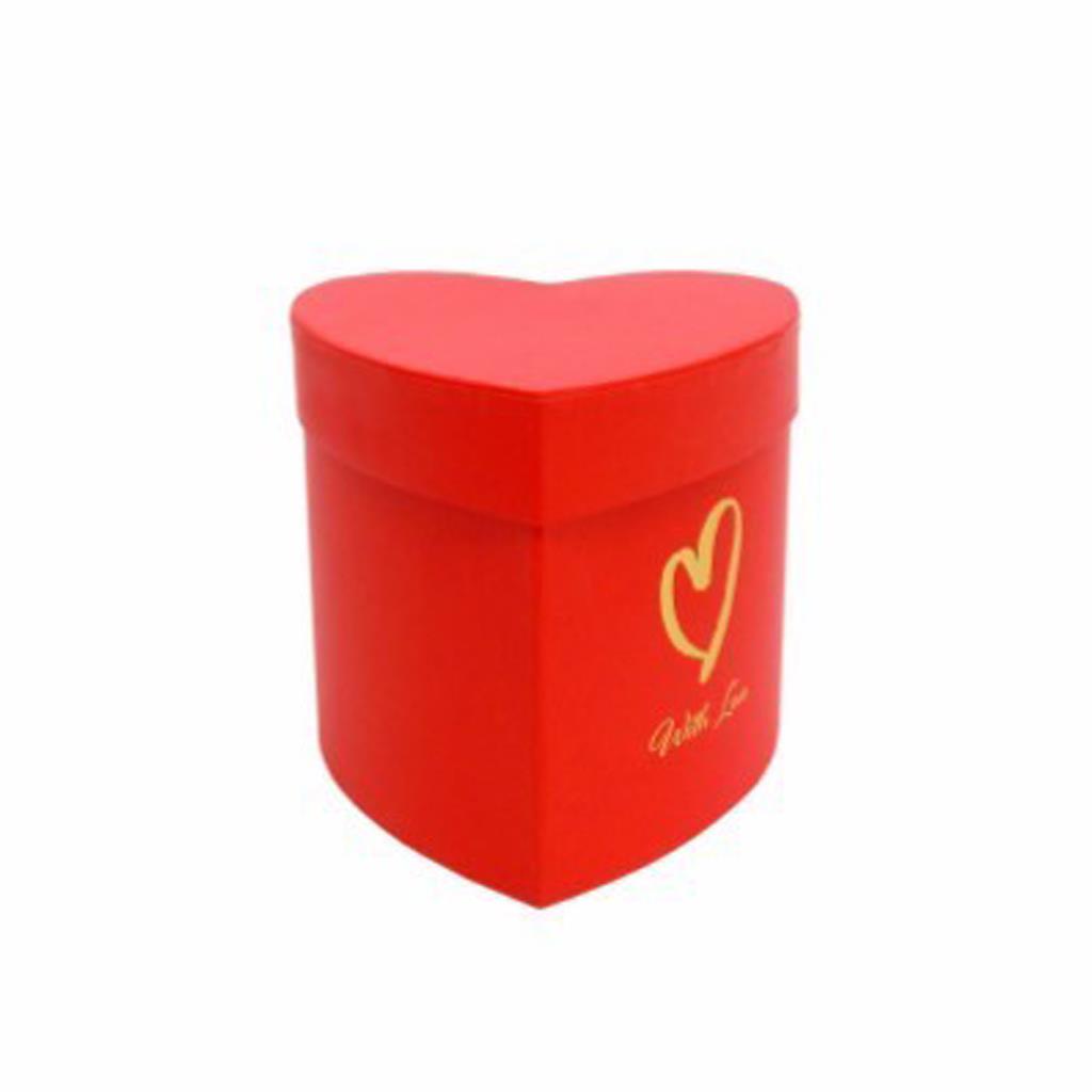 Caixa Coração Vermelha With Love Alta