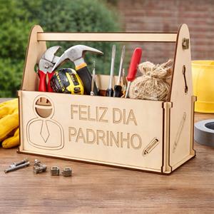 Caixa de Ferramentas Feliz Dia Padrinho Caixa de Ferramentas Feliz Dia Padrinho