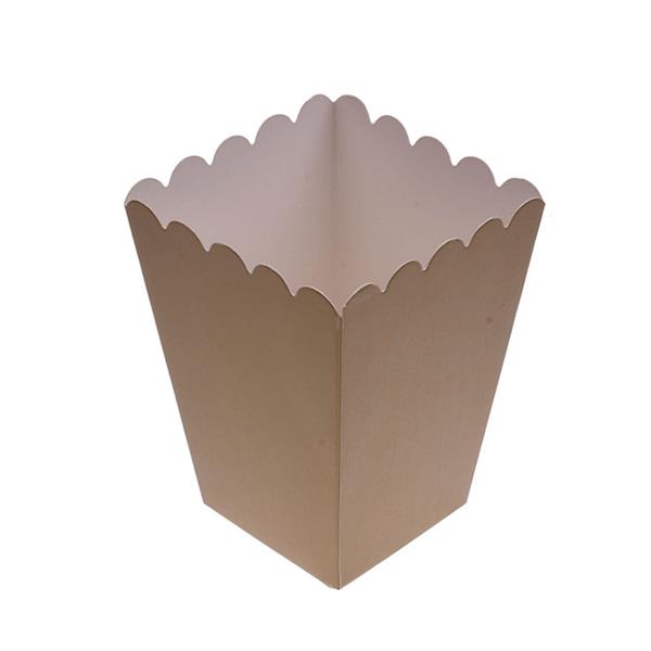 Caixas Pipocas Dourado, 6 Unid.