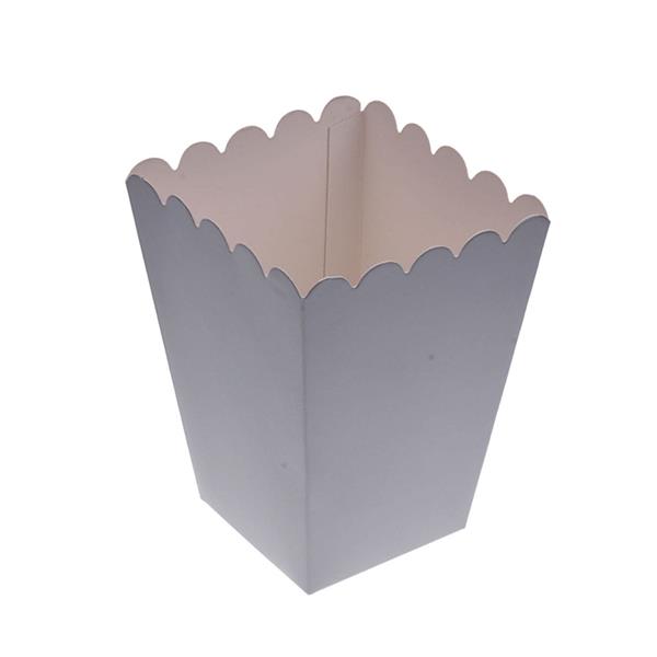 Caixas Pipocas Prateado, 6 Unid.