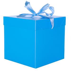 Caixa Presente Azul, 22 cm