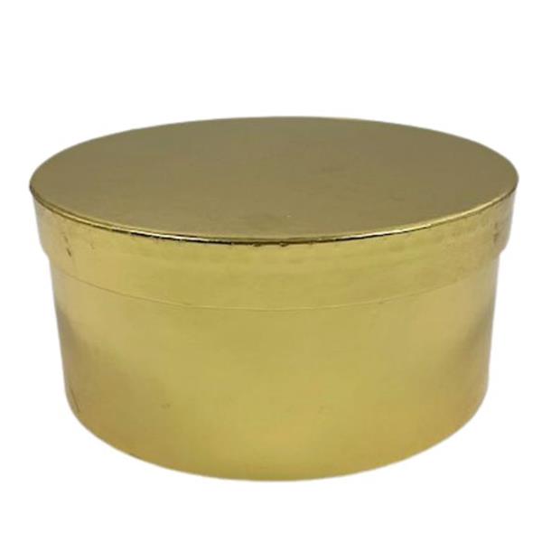 Caixa Redonda Dourada Grande Caixa Redonda Dourada Grande