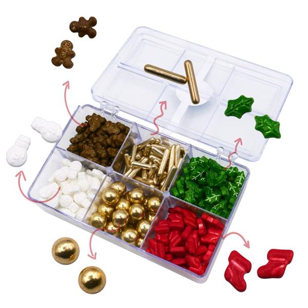 Caixa Sprinkles Natal, 100 gr.