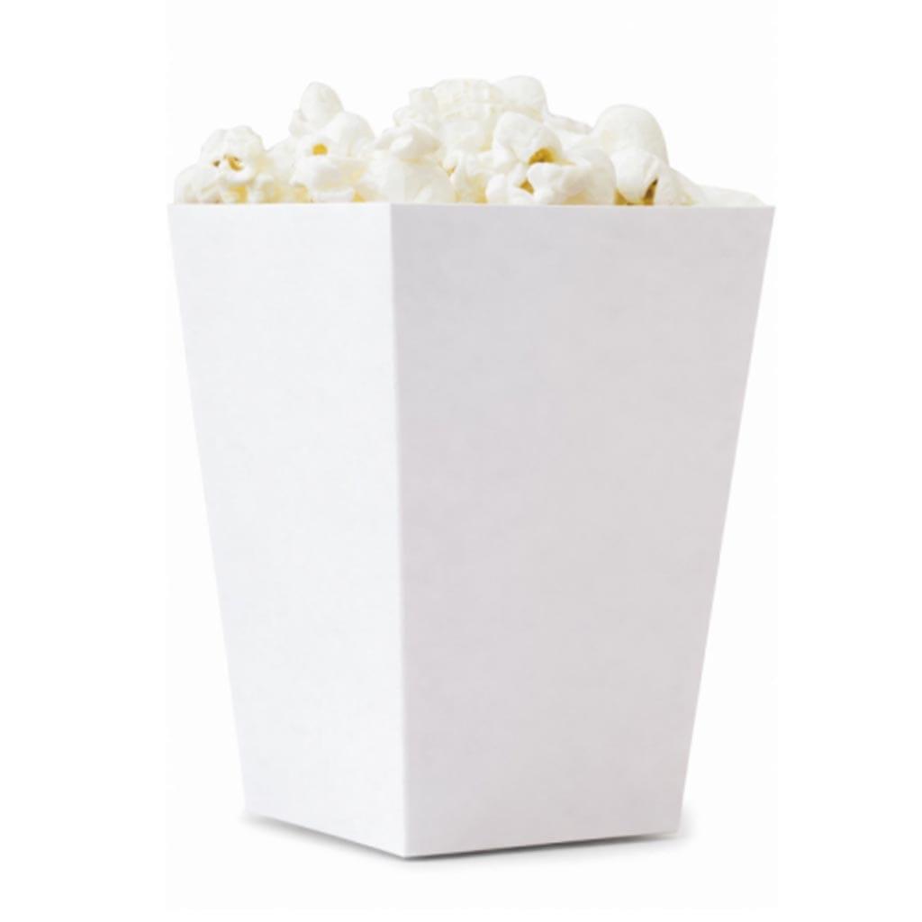 Caixas Pipocas Brancas, 12 unid.