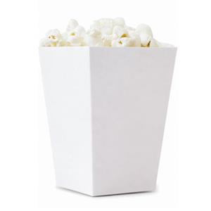 Caixas Pipocas Brancas, 12 unid.