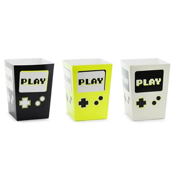Caixas Pipocas Elementos Gamer, 6 unid.
