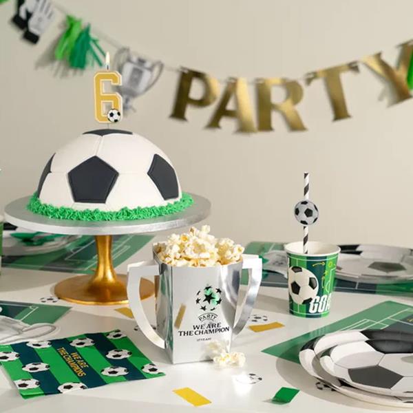 Caixas Pipocas Troféu Futebol, 6 unid.