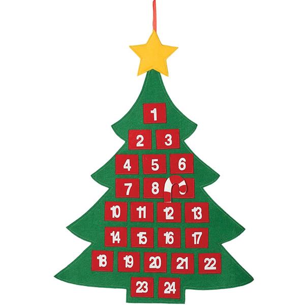 Calendário do Advento Árvore de Natal