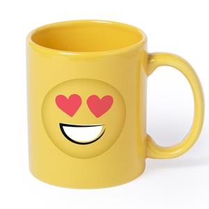 Caneca Emoji com Corações