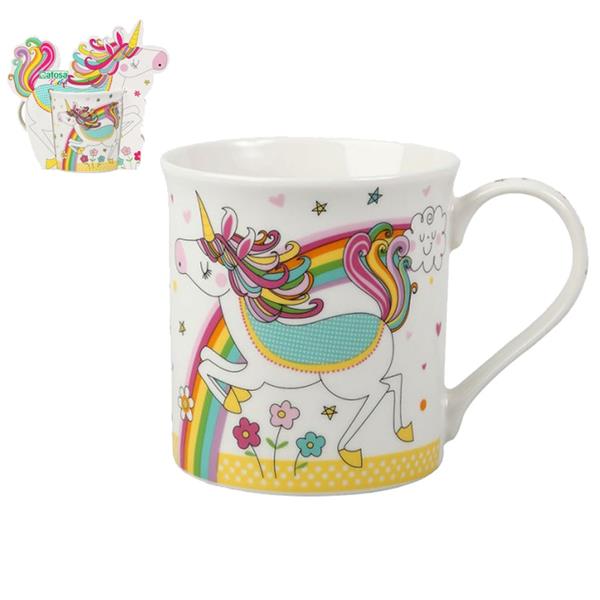 Caneca Unicórnio Arco Íris