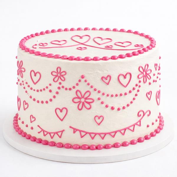 Caneta de Gel Alimentar Rosa, 20 gr.