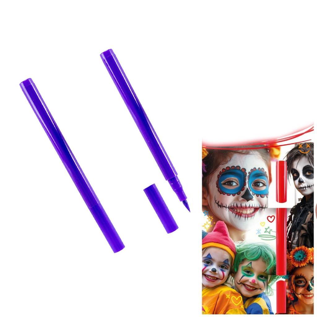 Caneta Marcador Roxo de Maquilhagem Corporal