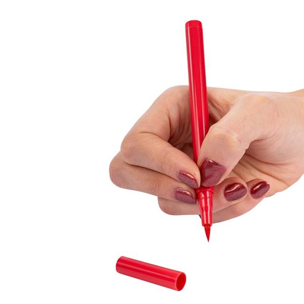Caneta Marcador Vermelho de Maquilhagem Corporal