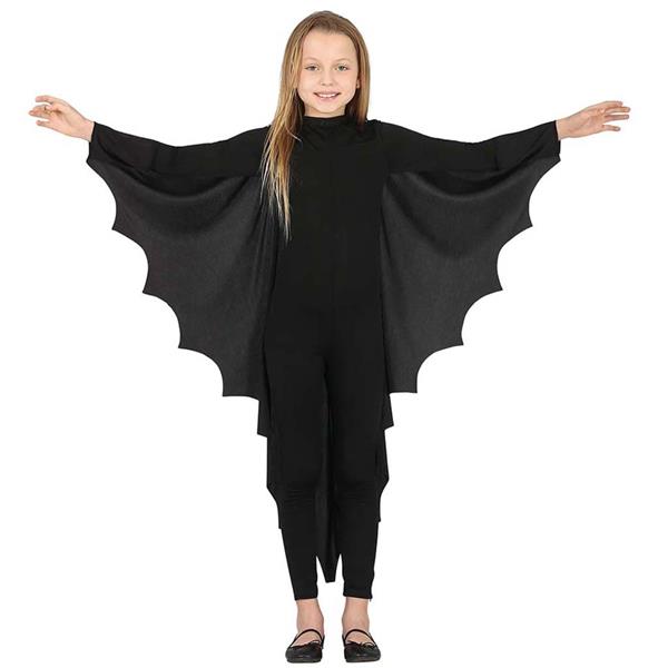 Capa Asas de Morcego Preta, Criança