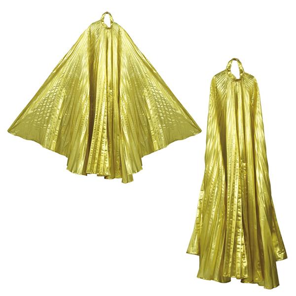 Capa Dourada Plissada