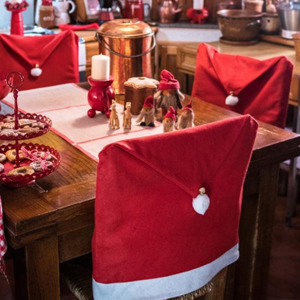 Capa Natalícia para Cadeira com Guizo Capa Natalícia para Cadeira com Guizo