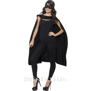 Capa Preta com Mascarilha