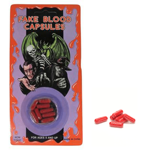 Capsulas Sangue Falso