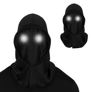 Capuz Preto com Leds nos Olhos