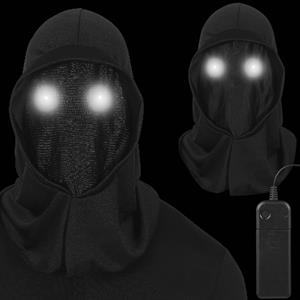 Capuz Preto com Leds nos Olhos