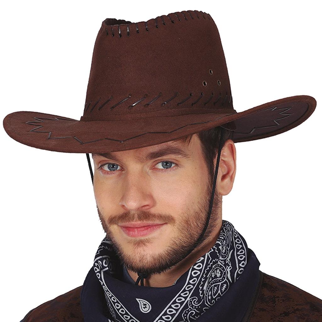 Chapéu Cowboy Castanho, Adulto