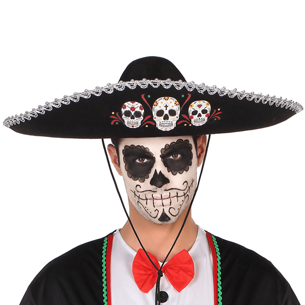 Chapéu de Mexicano Dia dos Mortos