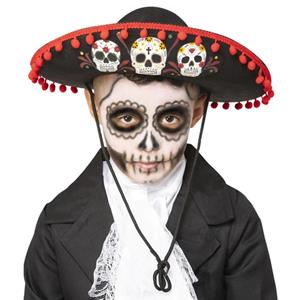 Chapéu de Mexicano Dia dos Mortos, Criança