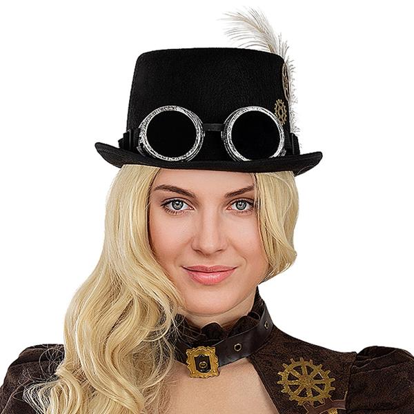 Chapéu e Óculos Steampunk