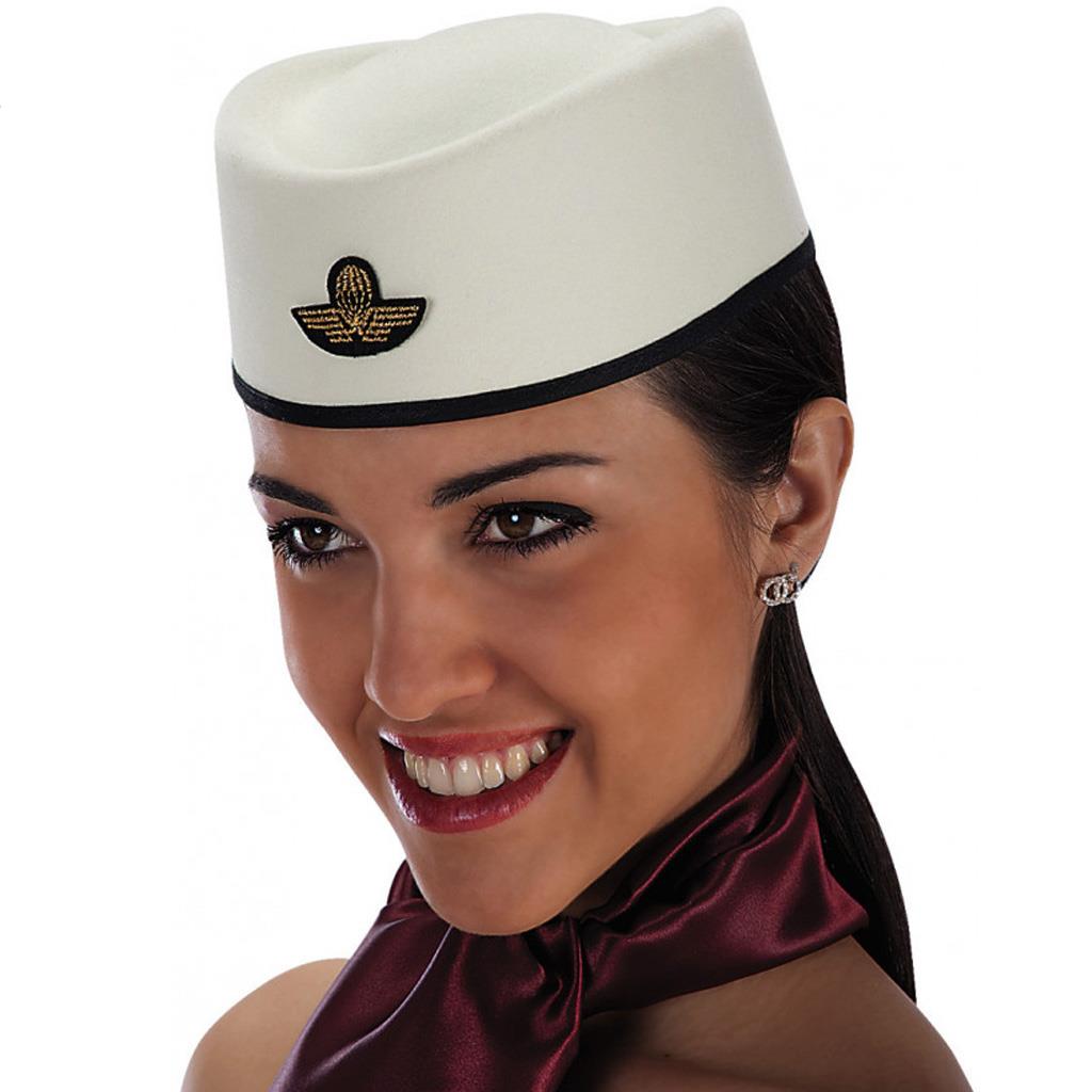 Chapéu Hospedeira de Bordo