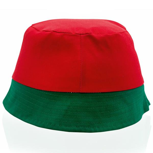 Chapéu Panamá Vermelho e Verde