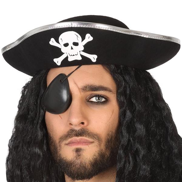 Chapéu Pirata com Caveira