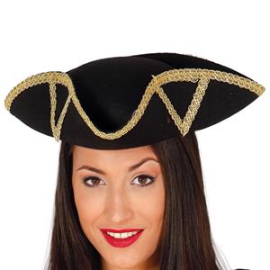 Chapéu Tricórnio Pirata, Adulto Chapéu Tricórnio Pirata, Adulto