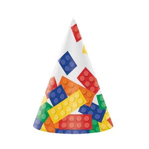 Chapéus Lego Block Party, 8 unid.