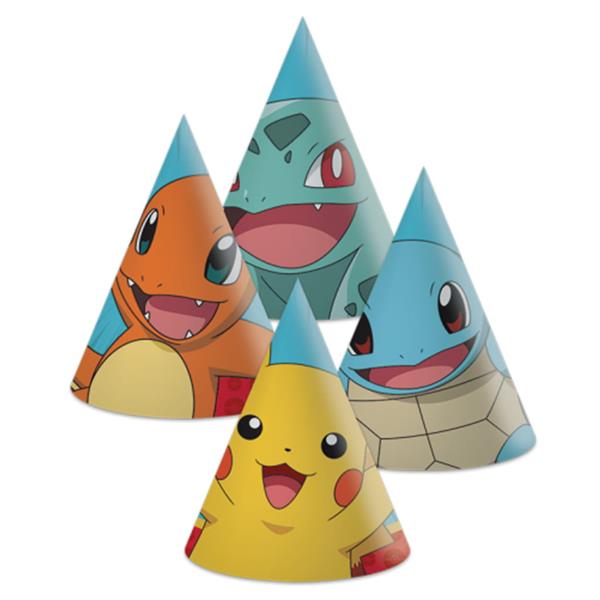Chapéus Pokémon Next Generation, 6 unid.