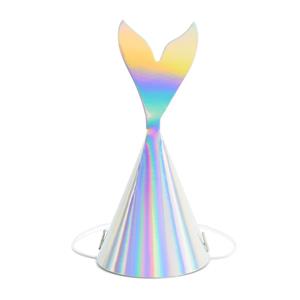 Chapéus Sereia Iridescente, 6 Unid.