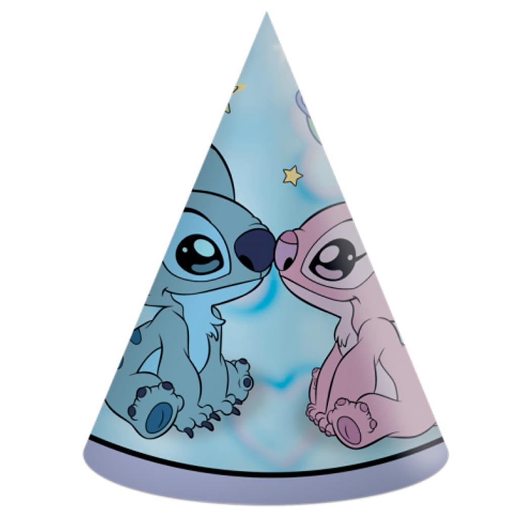 Chapéus Stitch e Angel Cute, 6 unid.