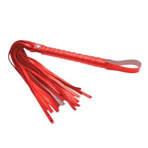 Chicote de Couro Vermelho