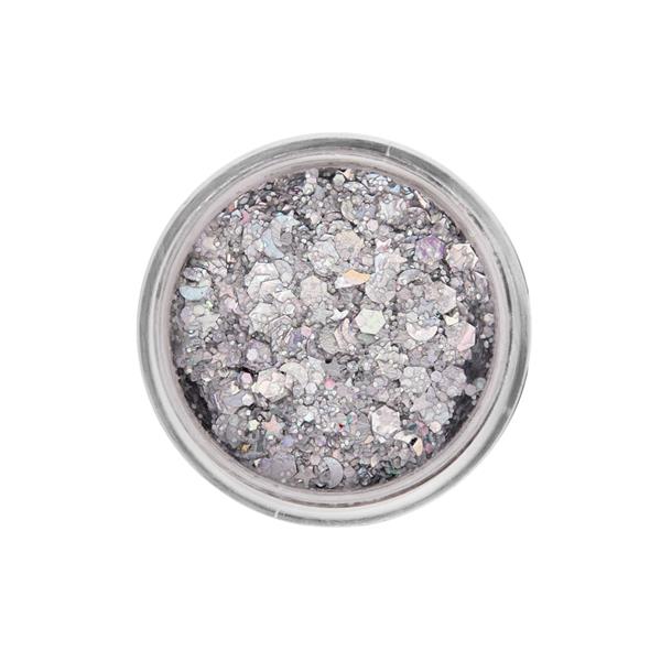 Chunky Glitter Cremoso Lucky Silver, 10 ml