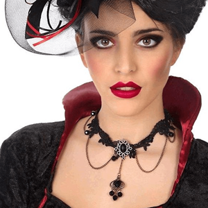 Colar Preto Halloween