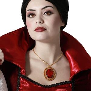 Colar Vampira com Rubi Vermelho Colar Vampira com Rubi Vermelho