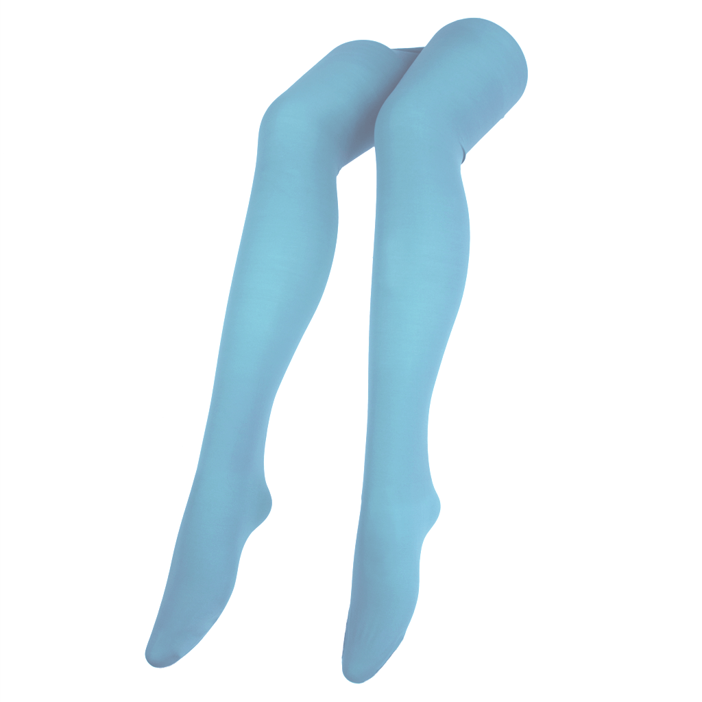 Collants Azul Céu Microfibra