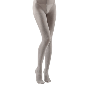Collants Cinzentas Com Glitter