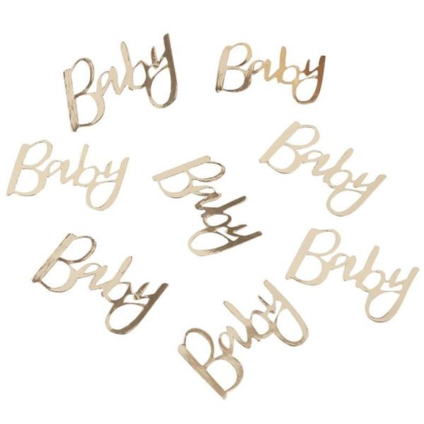 Confetis Baby Shower Dourados, 14 gr