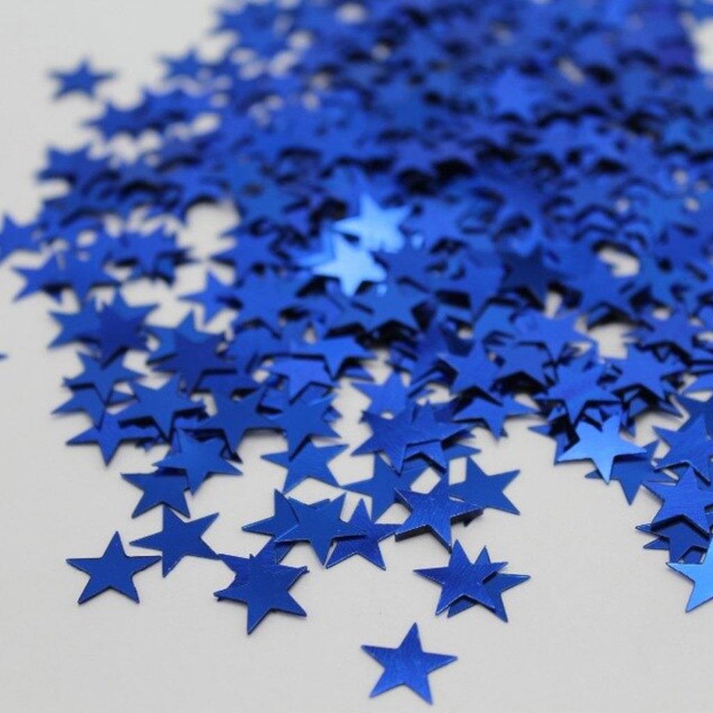 Confetis Estrela Azul Escuro, 14 gr