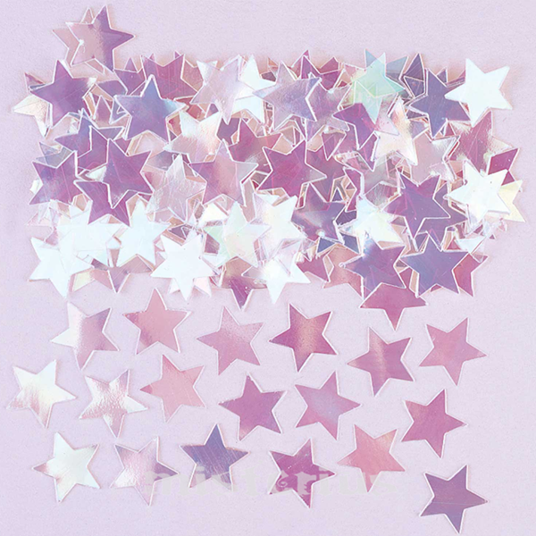Confetis Estrelas Iridescente, 14 Gr.