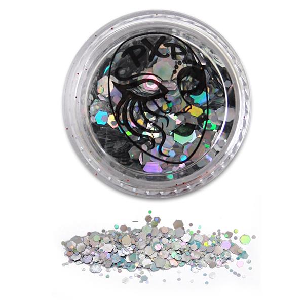 Confetis Glitter Sparkling Silver, 5 gr.