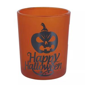 Conjunto 3 Copos Shot Happy Halloween Laranja